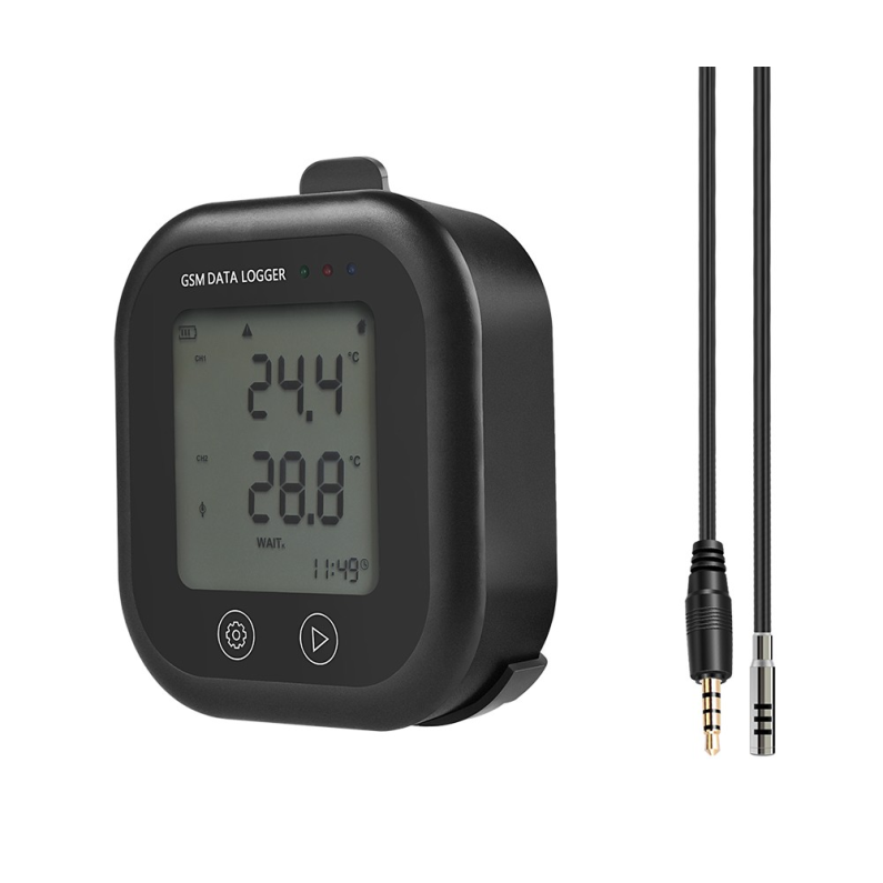 Thiết bị cảnh báo nhiệt độ độ ẩm GSM-200E-4G